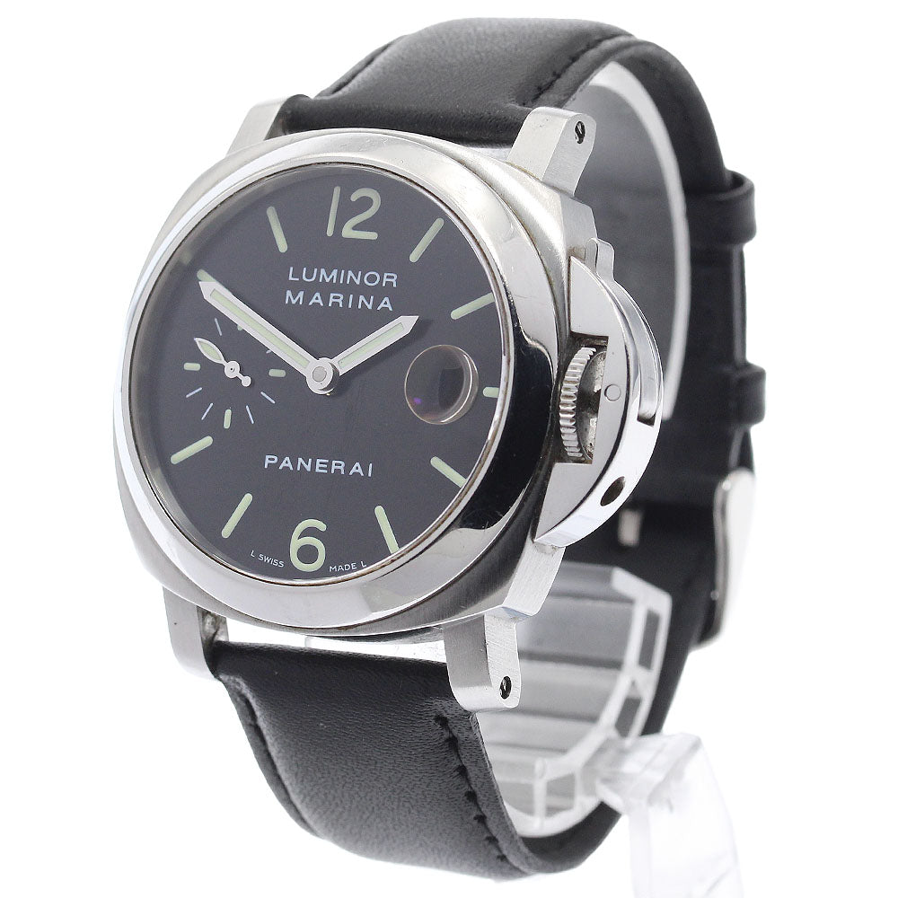 PANERAI Luminor Marina PAM00048 Small Second Date Automatic Men's Watch_921051