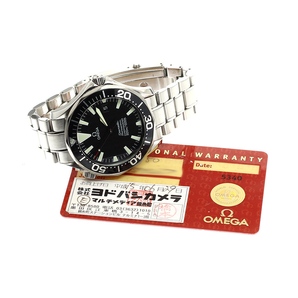 OMEGA Seamaster300 2254.50 Date Black Dial Automatic Men's Watch_921056
