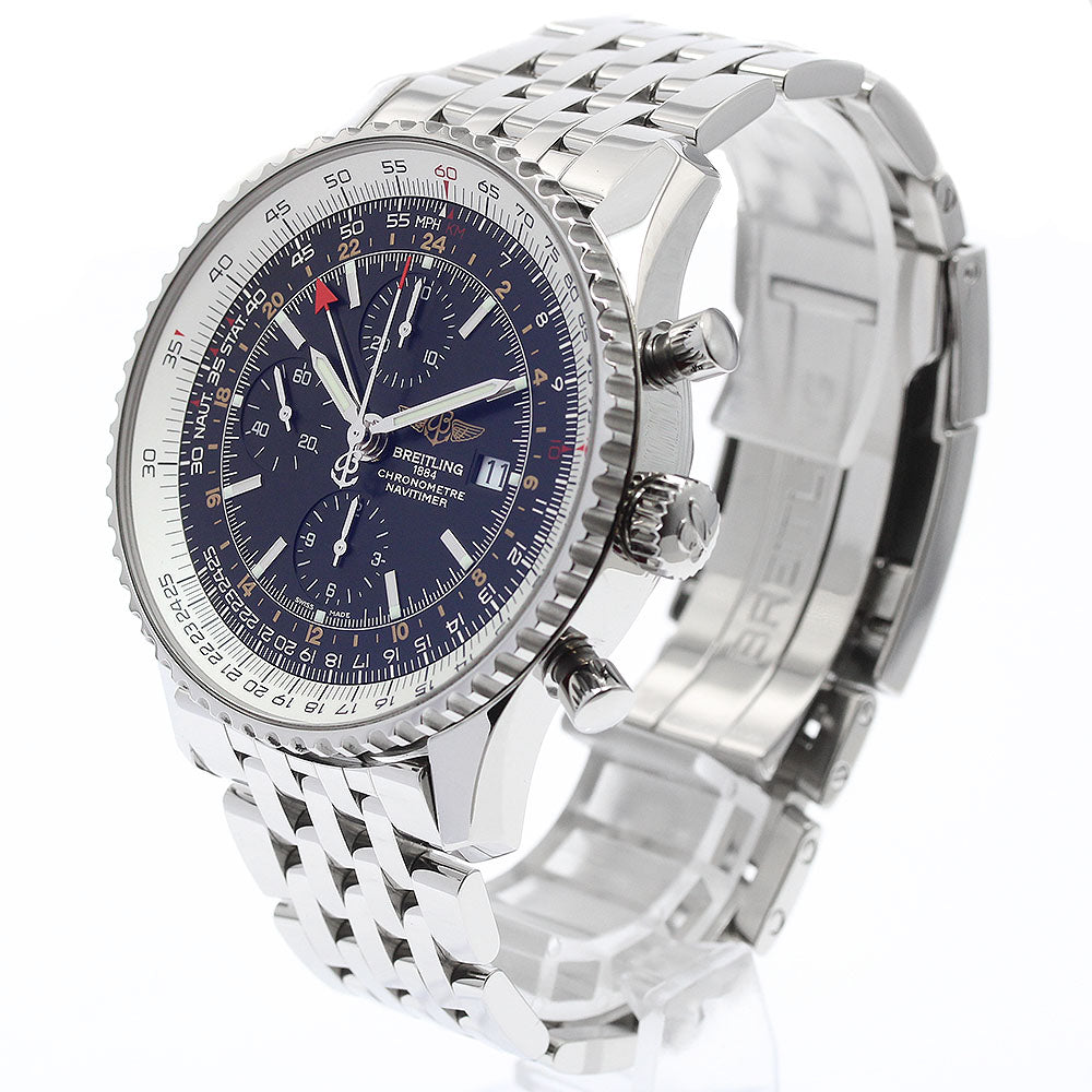 BREITLING Navitimer World A24322 Chronograph GMT Automatic Men's Watch_921072