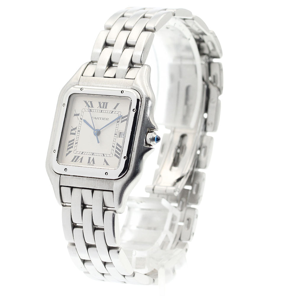 CARTIER PANTHERE LM W25032F5 Date beige Dial Quartz Men's Watch_921077