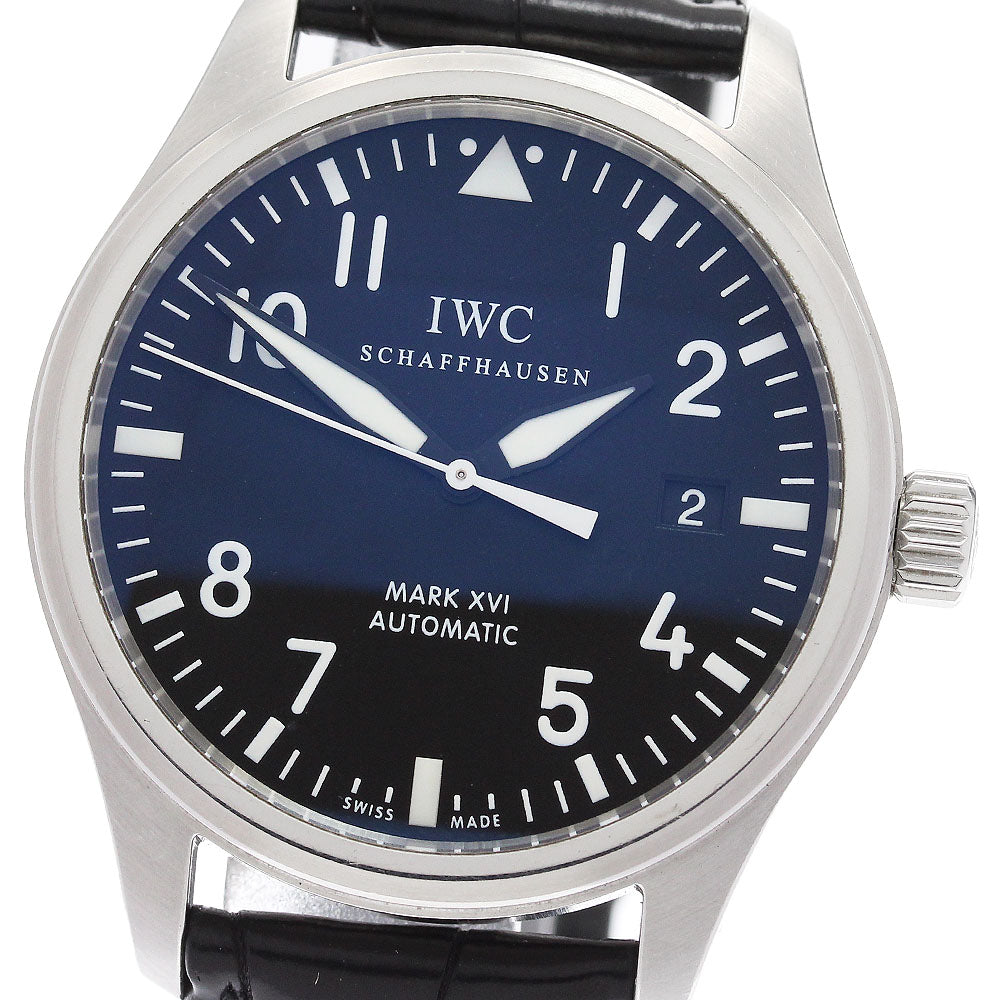 IWC SCHAFFHAUSEN Pilot's watch mark XVI IW325501 Date black Dial Automatic Men's Watch_921088