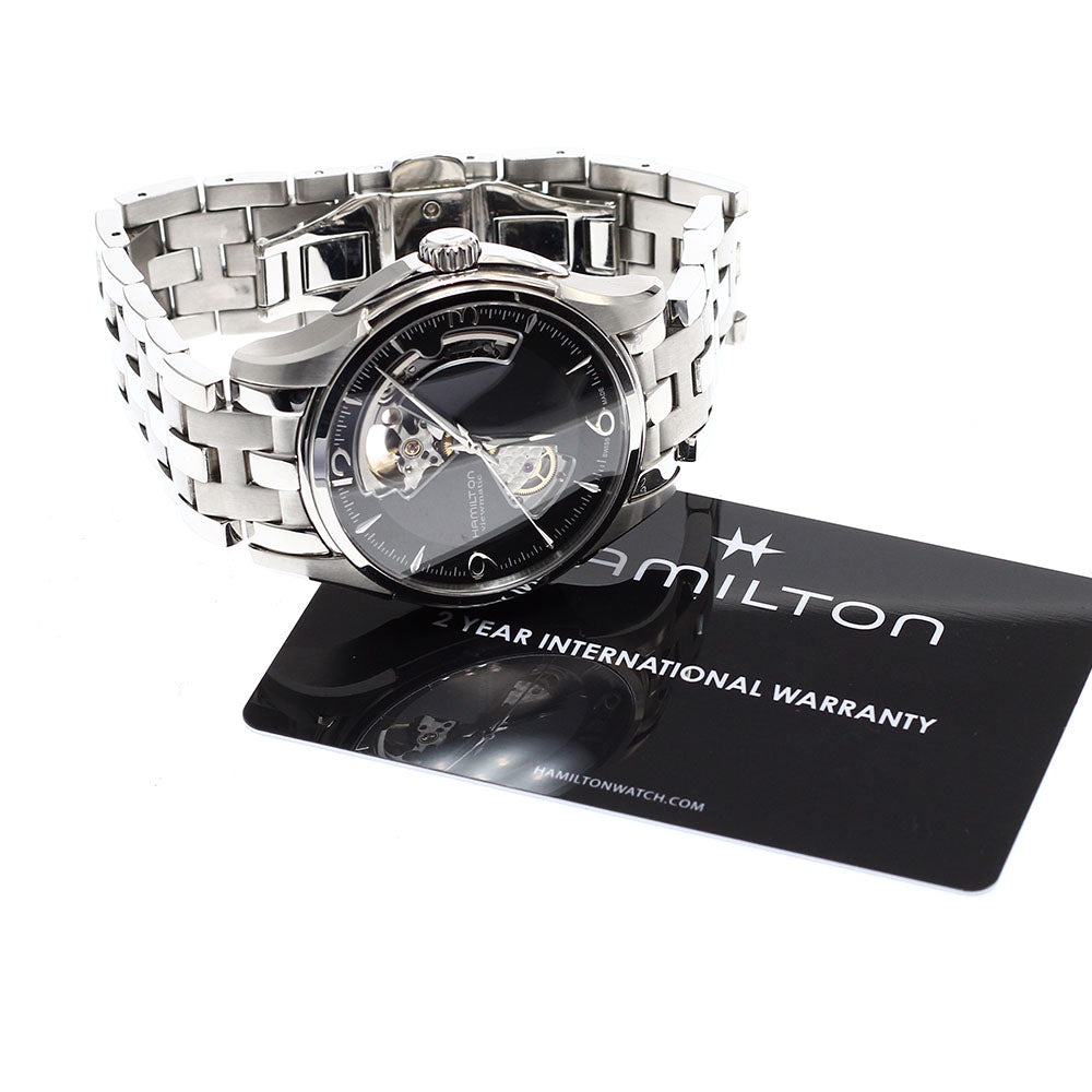 HAMILTON Jazz master H325651 Open heart black Dial Automatic Men's Watch_921140