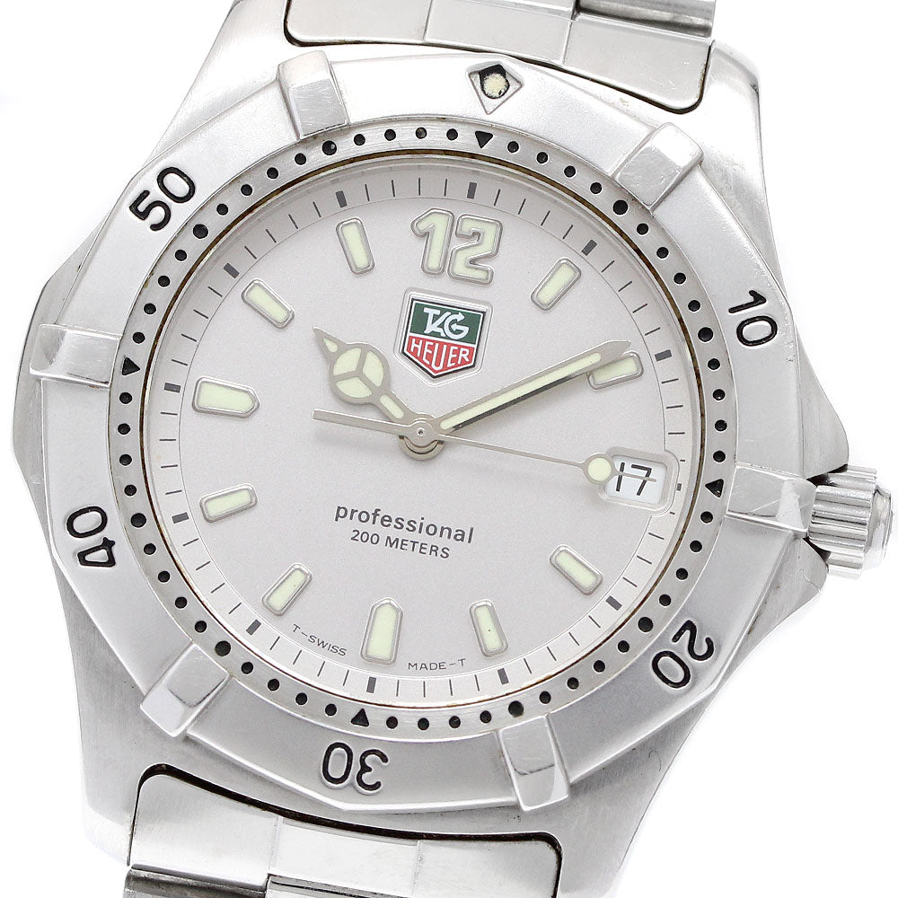 TAG HEUER Professional 200 WK1112 Date Silver Dial Quartz Men's Watch_921145