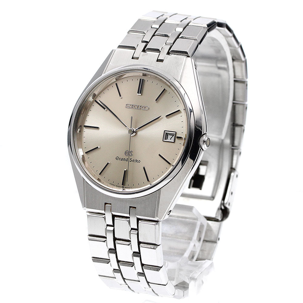 SEIKO Grand Seiko SBGS003/9587-8000 Date Silver Dial Quartz Men's Watch_921148