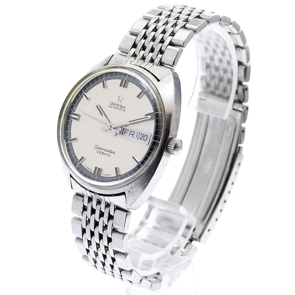OMEGA Seamaster Cosmic 166.036 Day date Silver Dial Automatic Men's Watch_921150