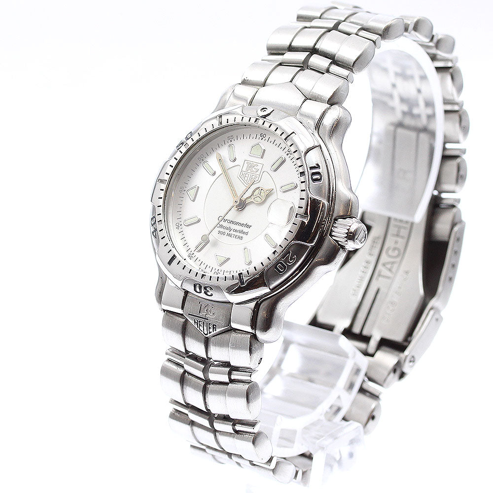 TAG HEUER 6000 series WH5211-K1 Date Silver Dial Automatic Boy's Watch_921152