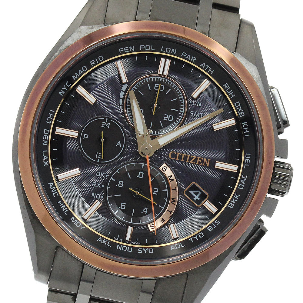 CITIZEN Atessa 100th AT8046-51E/H804-T024131 Solar Powered Radio Men's_921161