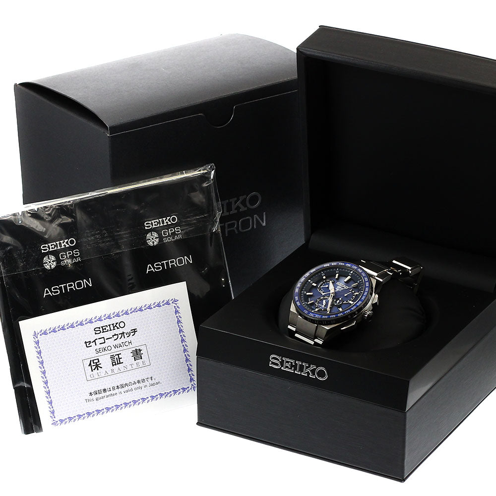 SEIKO Astron SBXB155/8X53-0AV0-2 Day date Solar Powered Radio Men's Watch_921164