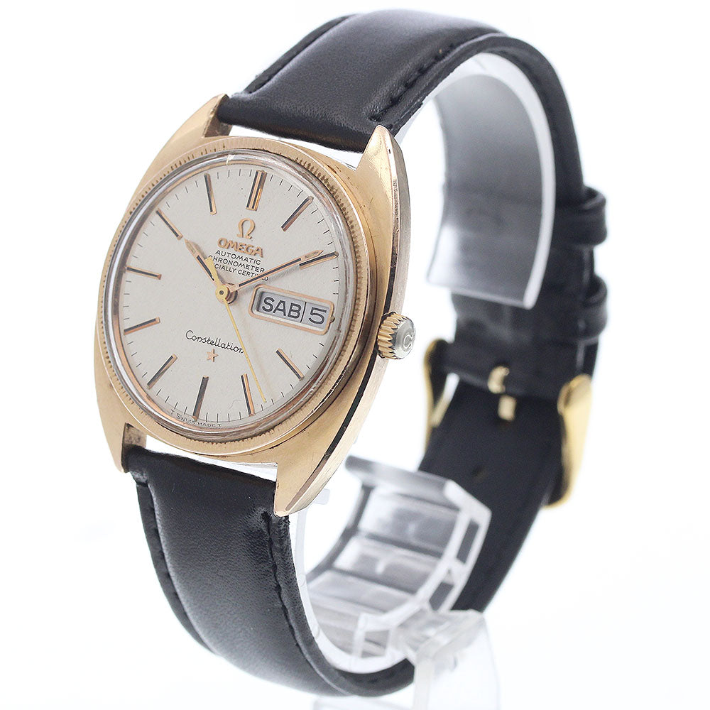OMEGA Constellation CE168.017 Day Date PG bezel cal.751 Silver Dial Automatic Men's Watch_921179
