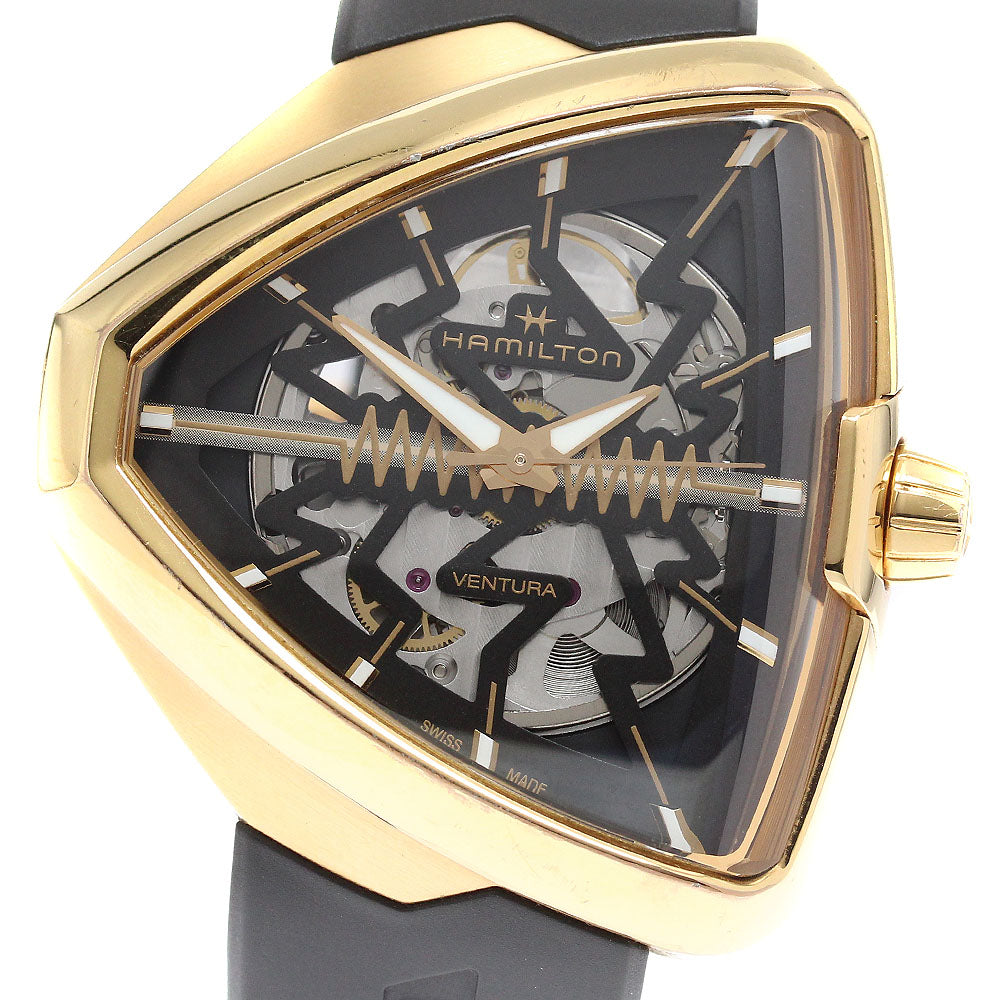 HAMILTON ventura elvis 80 H245250 skeleton Dial Automatic Men's Watch_921180
