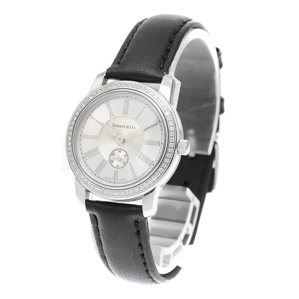 TIFFANY&Co. Mark round Diamond bezel Small second Quartz Ladies Watch_921190