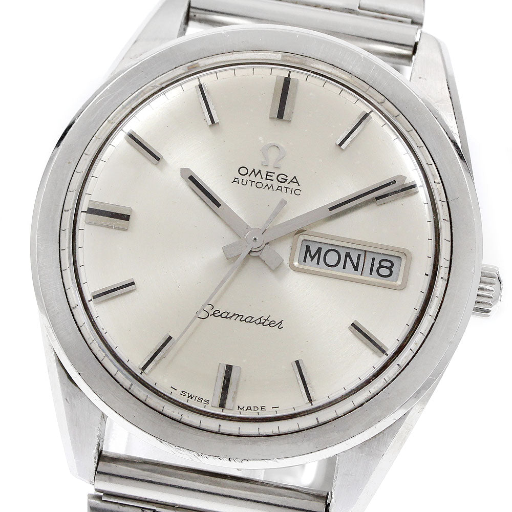 OMEGA Seamaster ST166.032 Day Date cal.752 Silver Dial Auto Men's Watch_921226