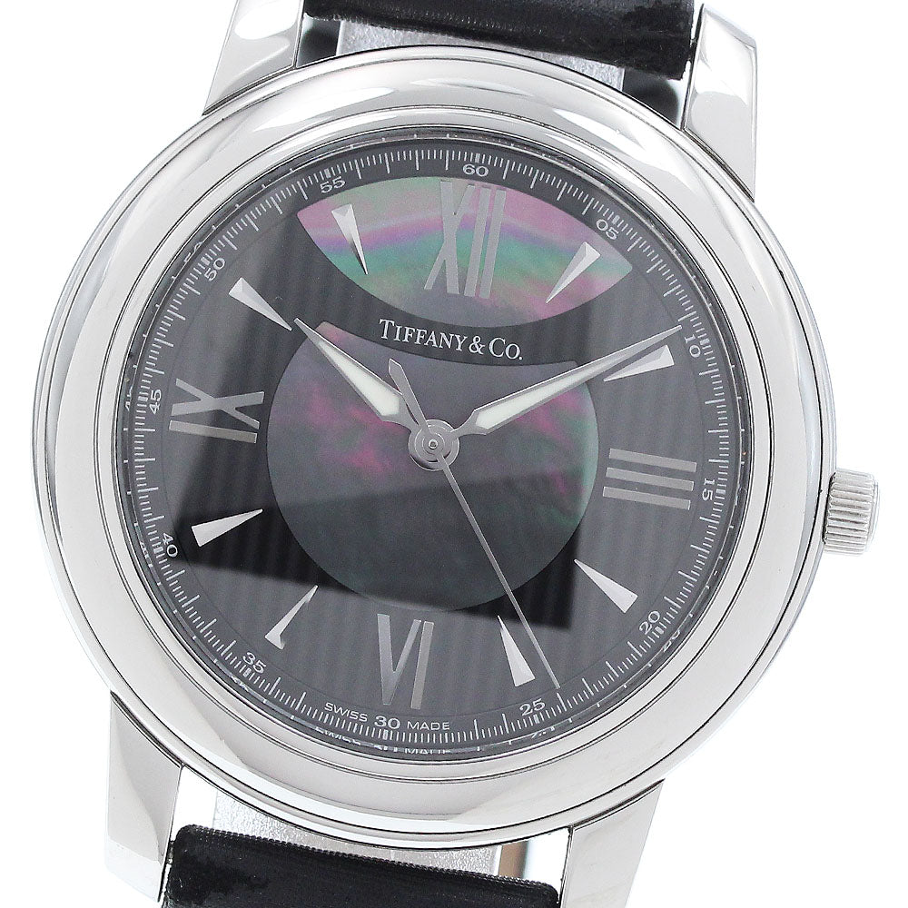 TIFFANY&Co. Mark round Z0046.17.10A90A40A Black / shell Dial Quartz Ladies Watch_921230