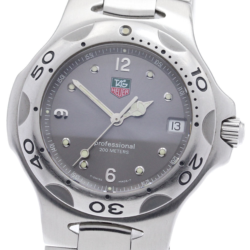 TAG HEUER Kylium WL1111-0 Date gray Dial Quartz Men's Watch_921231