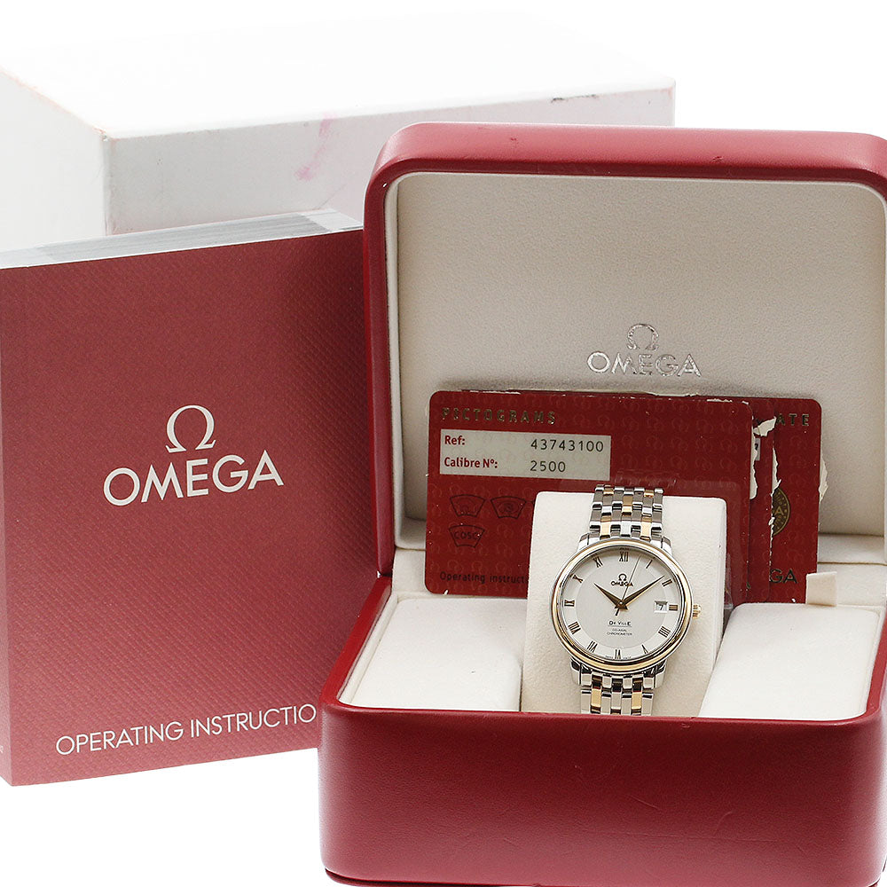 OMEGA De Ville Prestige 4374.31 Coaxial Silver Dial Automatic Men's Watch_921263