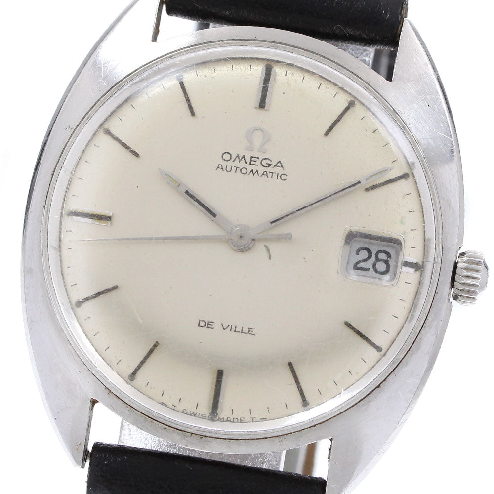 OMEGA De Ville 166.029 Date Silver Dial Automatic Men's Watch_921266
