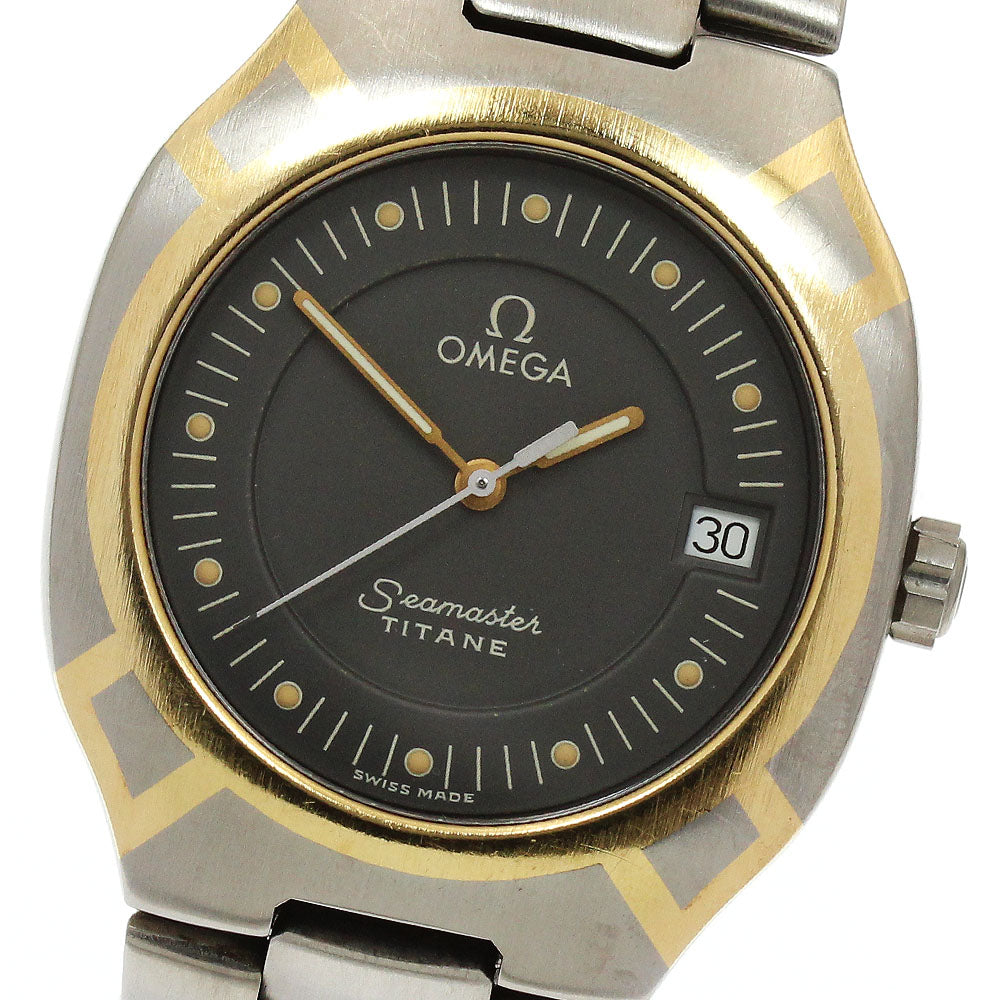 OMEGA Seamaster Polaris Date gray Dial Quartz Men's Watch_921288