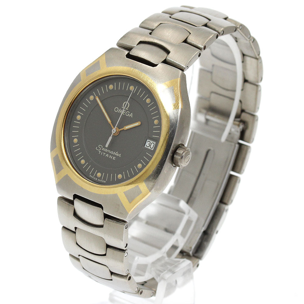 OMEGA Seamaster Polaris Date gray Dial Quartz Men's Watch_921288