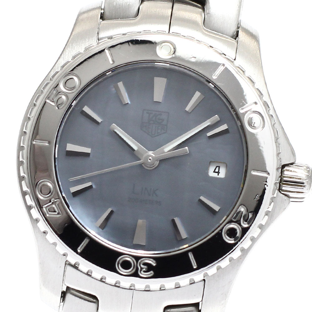 TAG HEUER Link WJ1316-0 Date Blue shell Dial Quartz Ladies Watch_921291