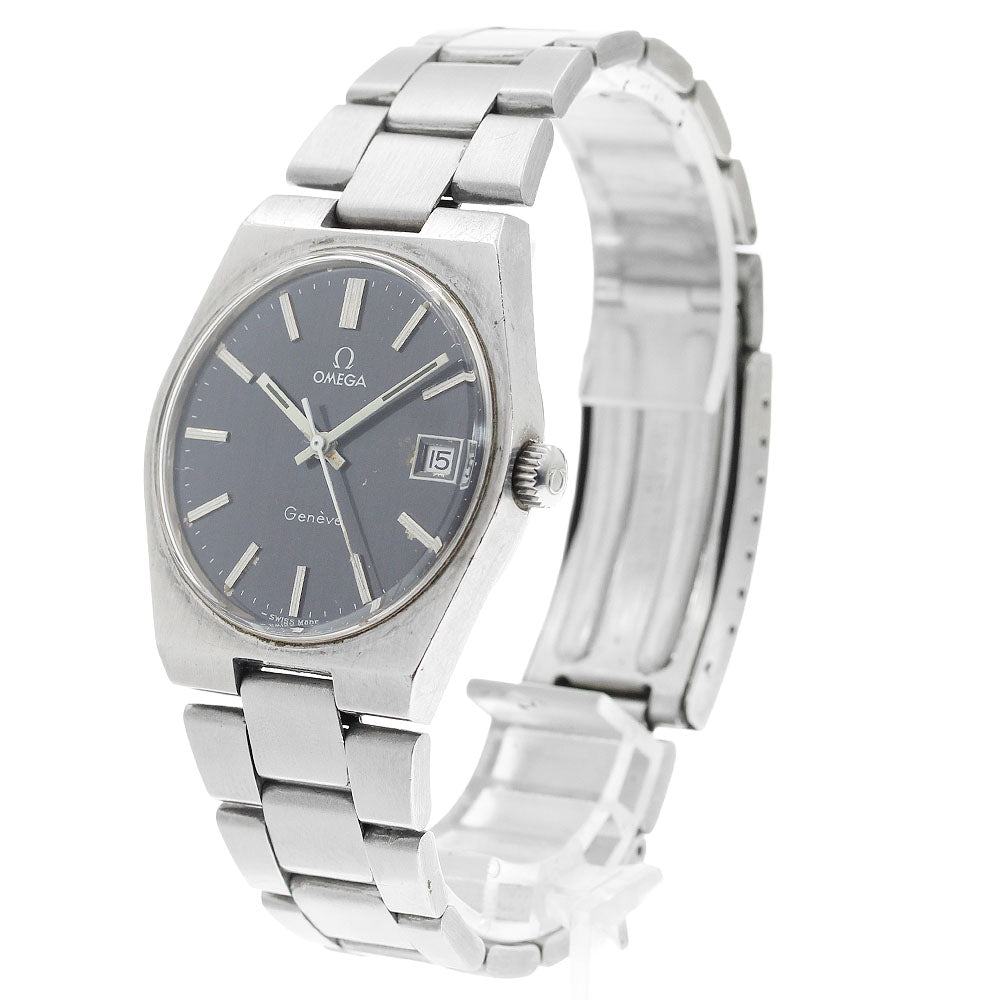OMEGA Geneve 136.0050 Date cal.613 black Dial Hand Winding Men's Watch_921320