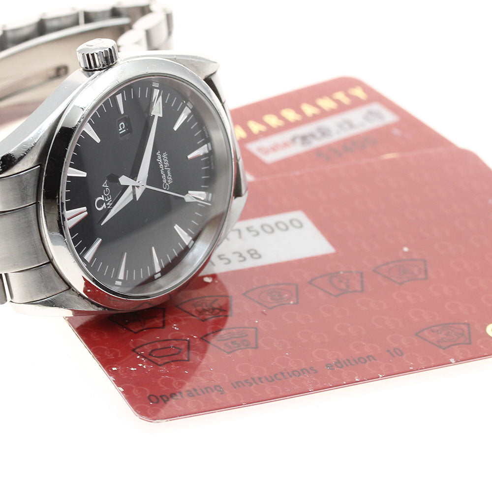 OMEGA Seamaster Aqua Terra 2517.50 Date black Dial Quartz Men's Watch_921328