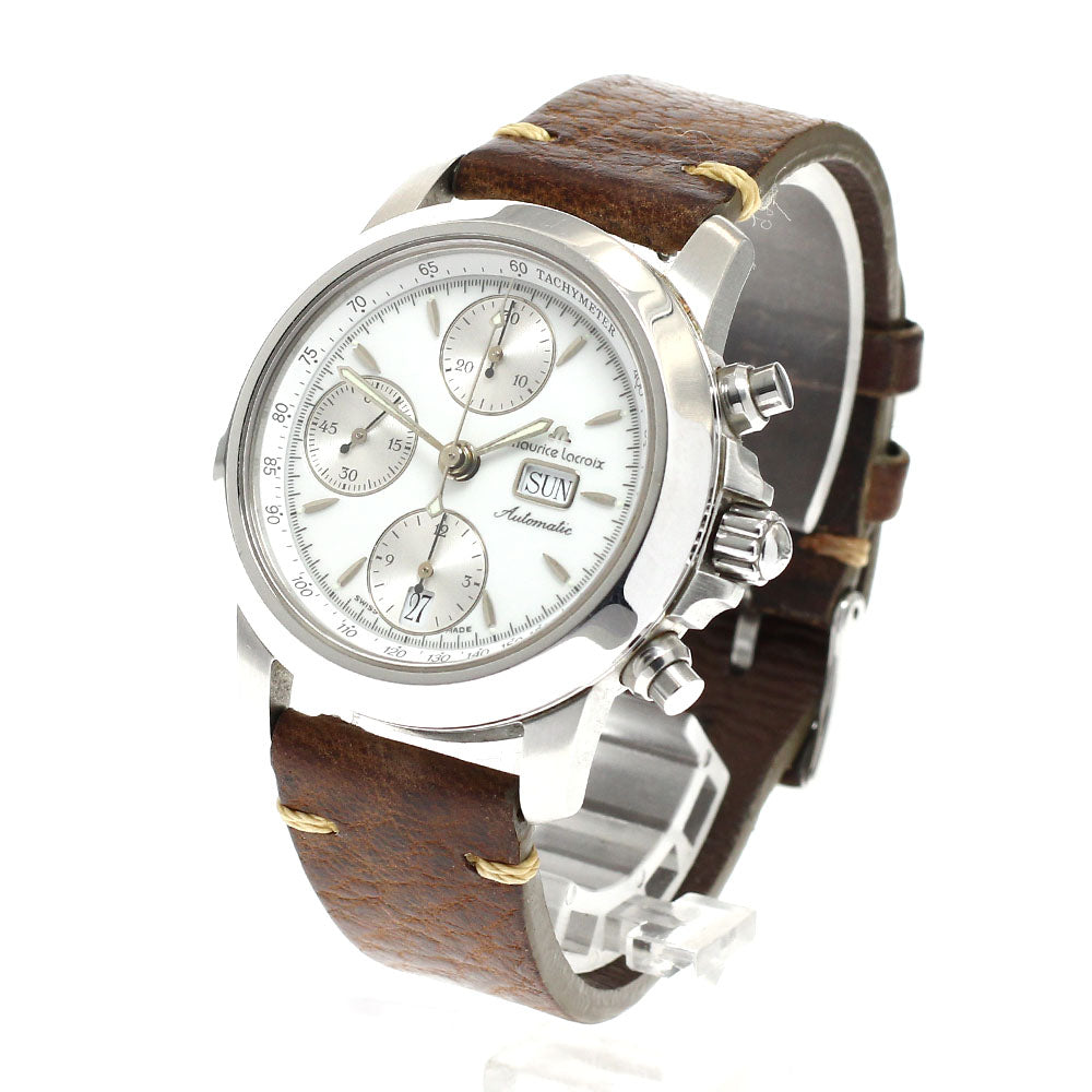 MAURICE LACROIX Kroneo 39721 Chronograph day date white Dial Automatic Men's Watch_921357