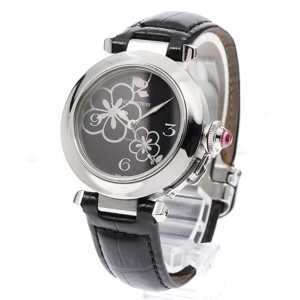 CARTIER Pasha C W3109699 Winter Flowers 2007 Christmas Limited Edition black Dial Automatic Ladies Watch_921359