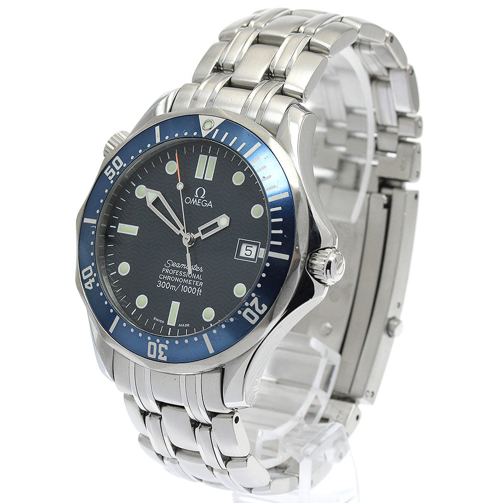 OMEGA Seamaster300 2531.80 Date Navy Dial Automatic Men's Watch_921365