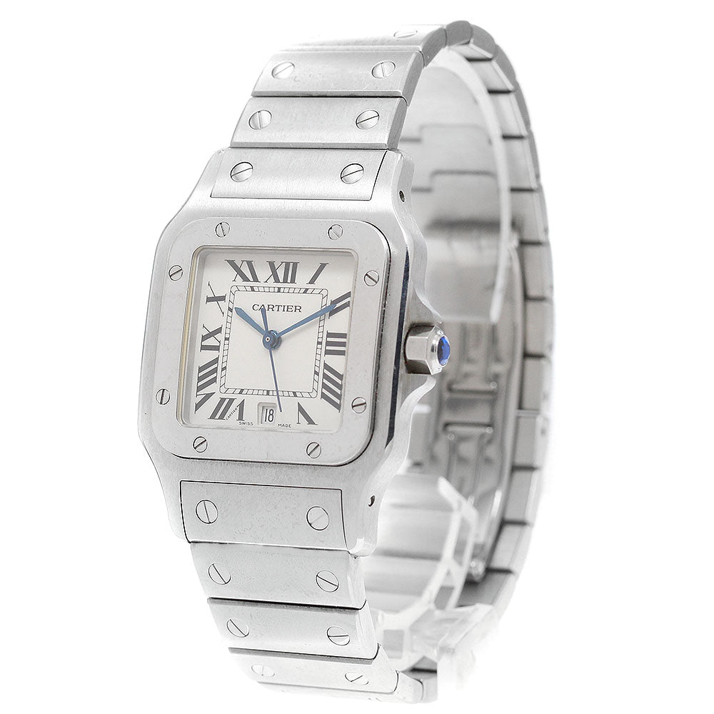 CARTIER Santos GalbeeLM W20060D6 Date beige Dial Quartz Men's Watch_921409