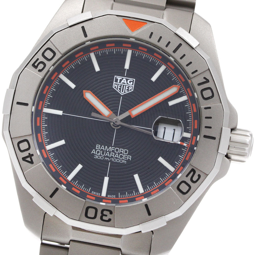 TAG HEUER Aquaracer Banford WAY208F Date black Dial Automatic Men's Watch_921422