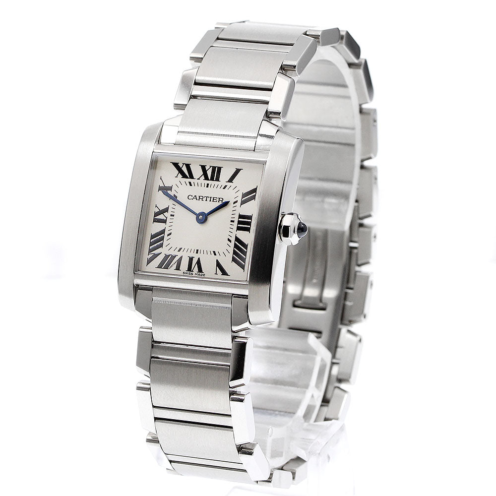 CARTIER Tank Francaise MM WSTA0005 Beige Dial Quartz Boy's Watch_921442