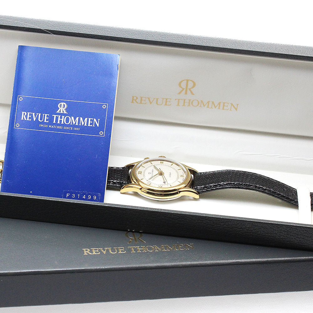 REVUE THOMMEN cricket 8022002 alarm Silver Dial Hand Winding Men's Watch_921444