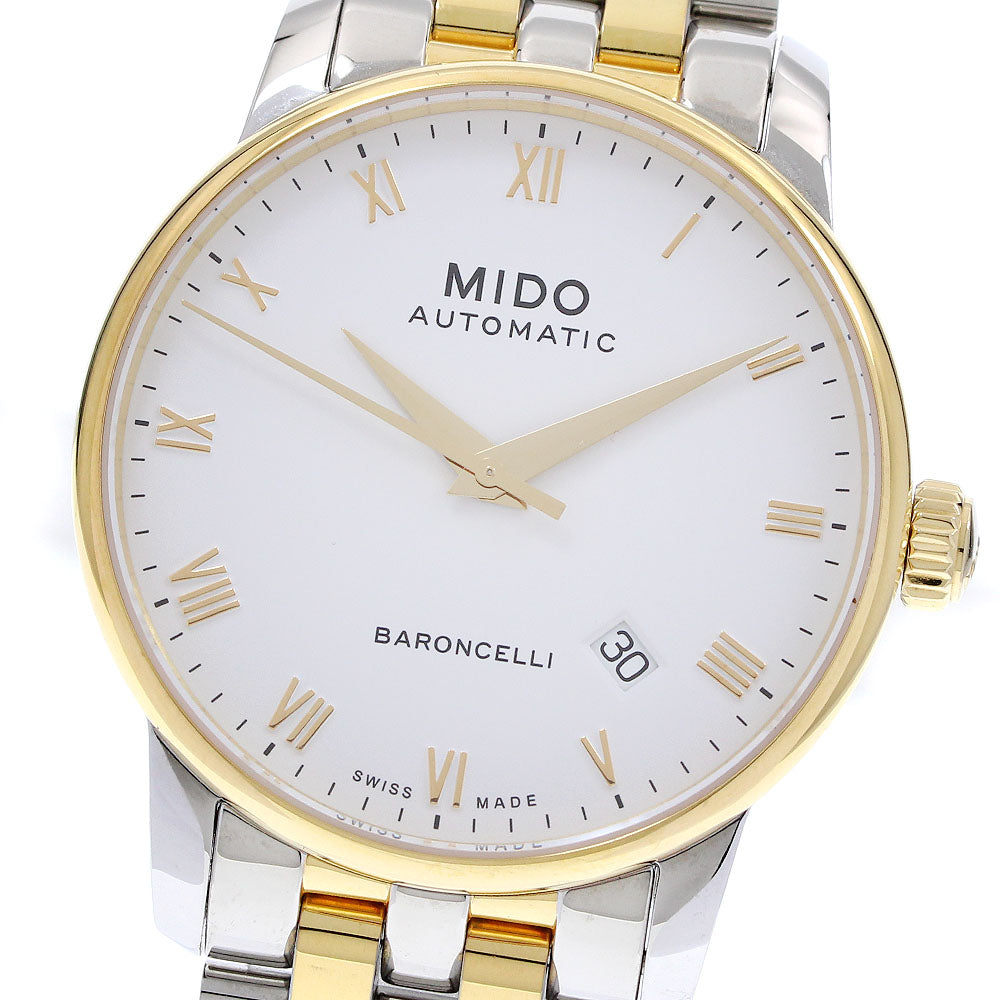 MIDO Baroncelli M8600.9.26.1 Date white Dial Automatic Men's Watch_921455