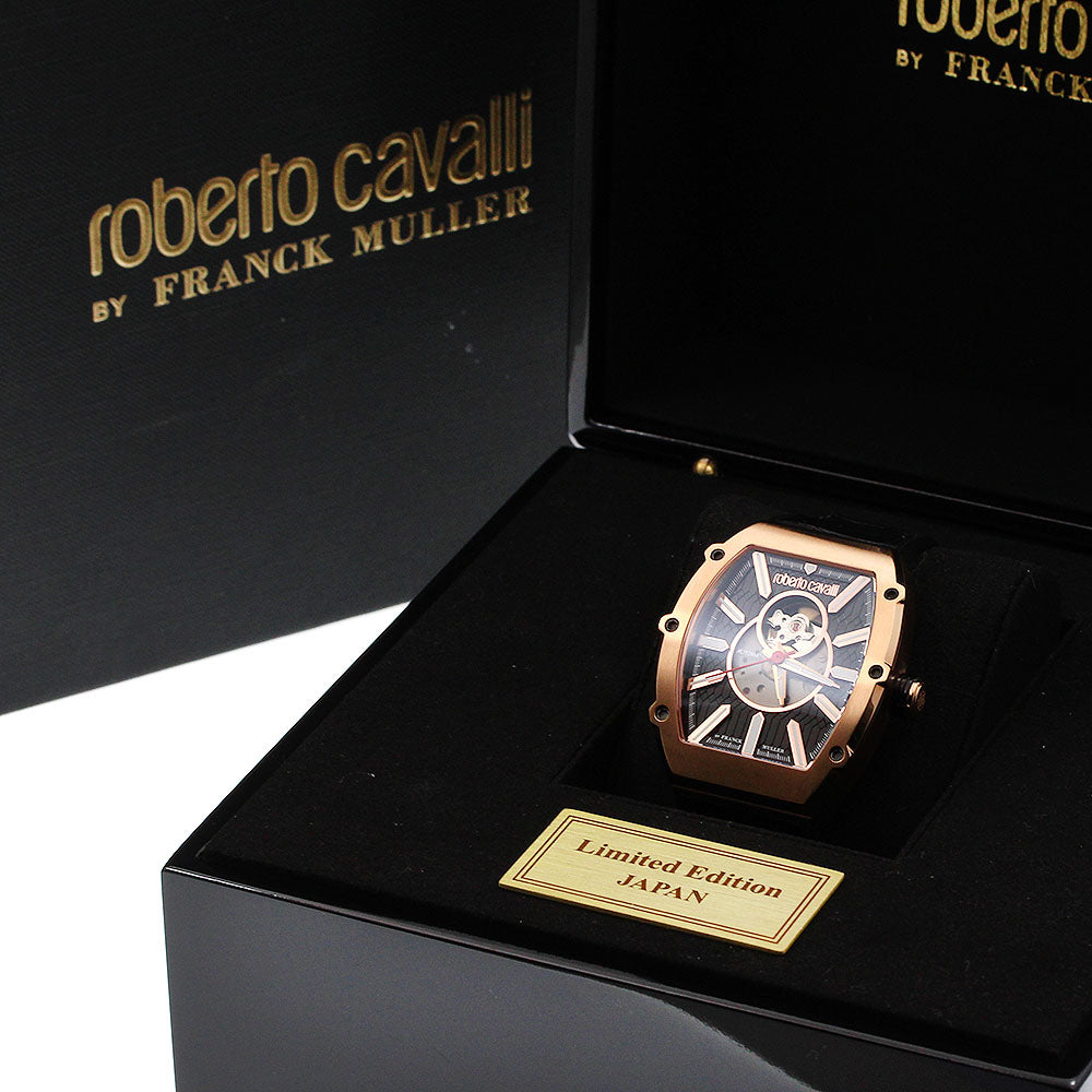 Roberto Cavalli by Franck Muller Al Pacino RV1G248P0041 skeleton Dial Automatic Men's Watch_921476