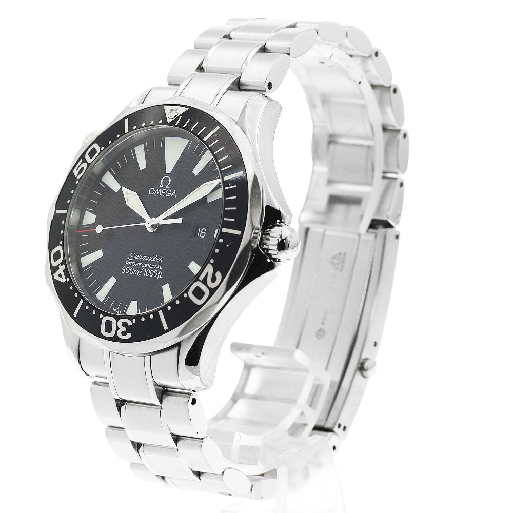 OMEGA Seamaster300 2264.50 Date black Dial Quartz Men's Watch_921539