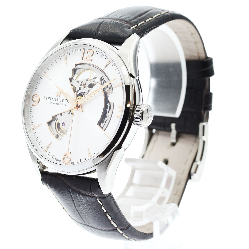 HAMILTON Jazzmaster Viewmatic H327050 Open heart Silver Dial Automatic Men's Watch_921540