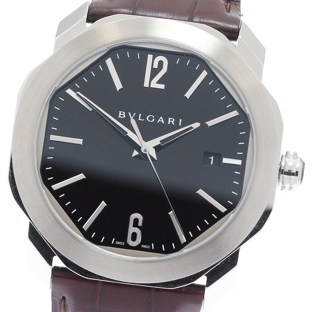 BVLGARI Octoma OC41S Date gray Dial Automatic Men's Watch_921586