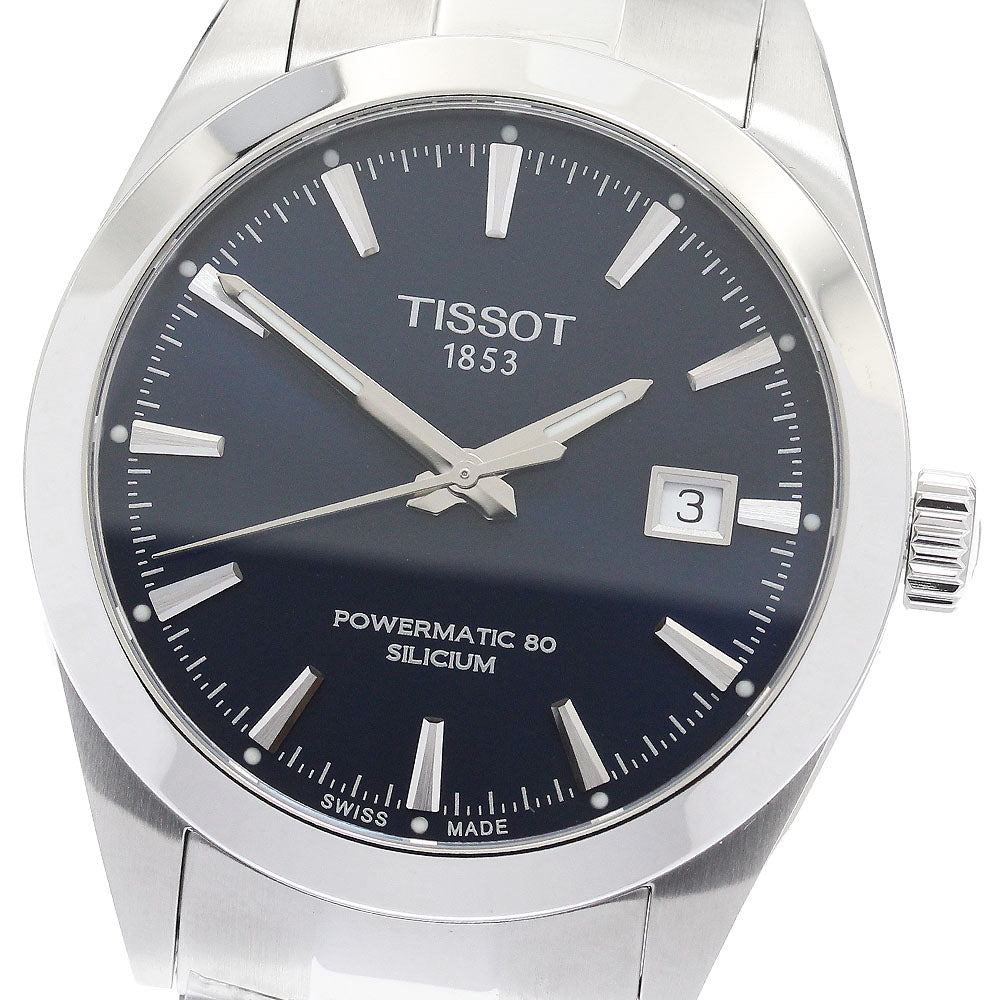 TISSOT gentleman T127407 Powermatic 80 Navy Dial Automatic Men's Watch_921596