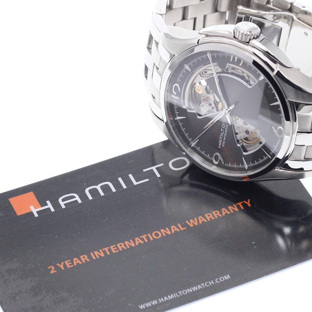 HAMILTON Jazz master H325651 Open heart gray Dial Automatic Men's Watch_921597