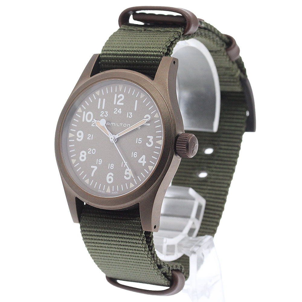 HAMILTON khaki field mechanical H694490 Brown Dial Hand Winding Men's_921599