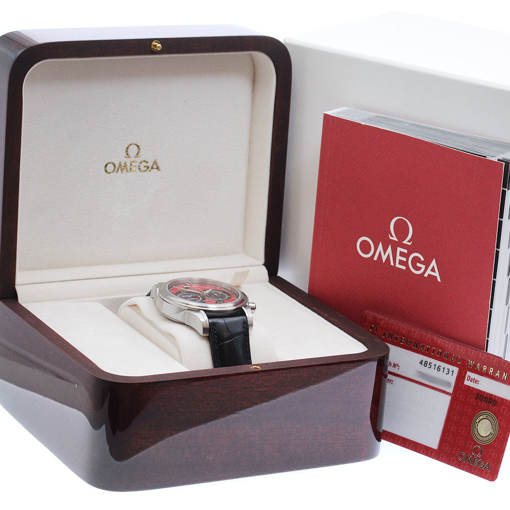 OMEGA De Ville Chronoscope 4851.61.31 Co-Axial Date Red / black Dial Automatic Men's Watch_921606