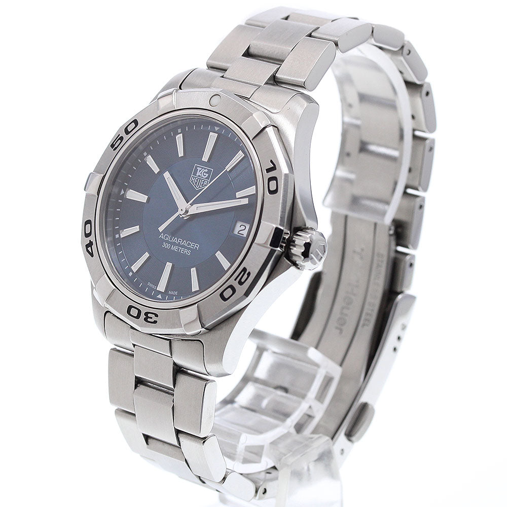 TAG HEUER Aqua racer WAP1112 Date Navy Dial Quartz Men's Watch_921622