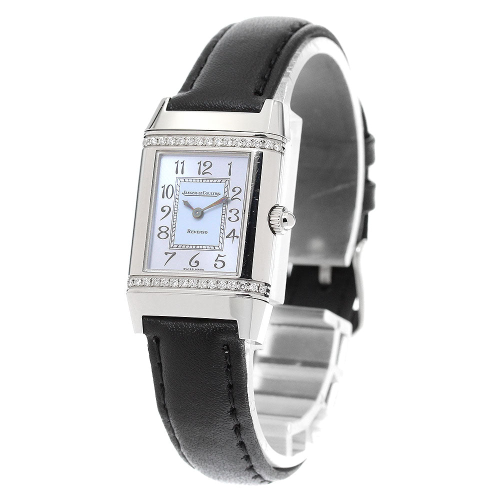 JAEGER-LECOULTRE Reverso 265.8.08 Diamond Bezel Quartz Ladies Watch_921625