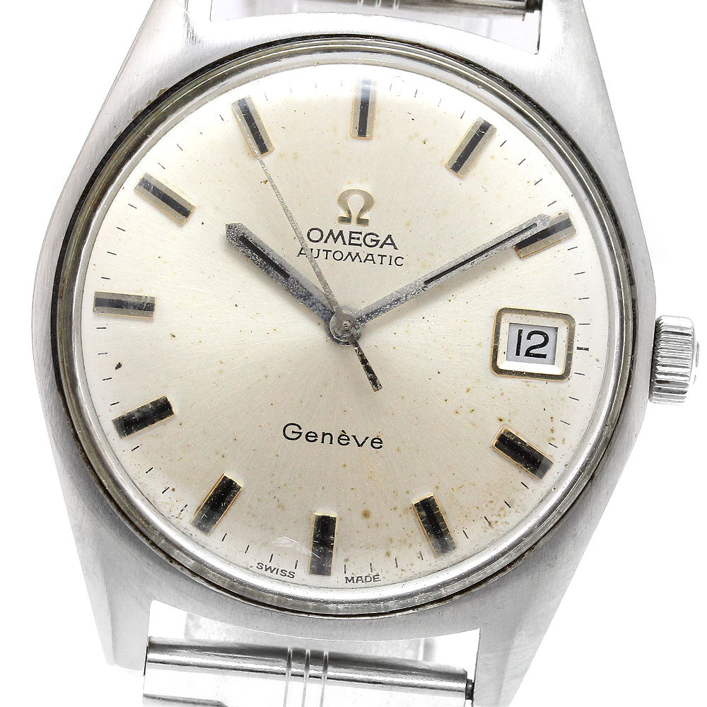 OMEGA Geneve 166.041 Cal.565 Date Silver Dial Automatic Men's Watch_921632