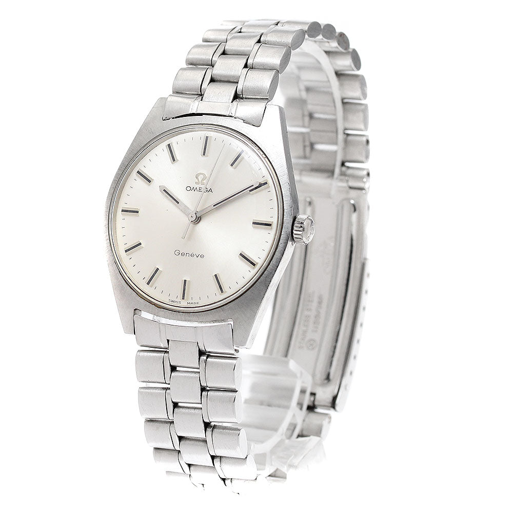 OMEGA Geneve 135.041 Vintage Cal.601 Silver Dial Hand Winding Men's Watch_921642
