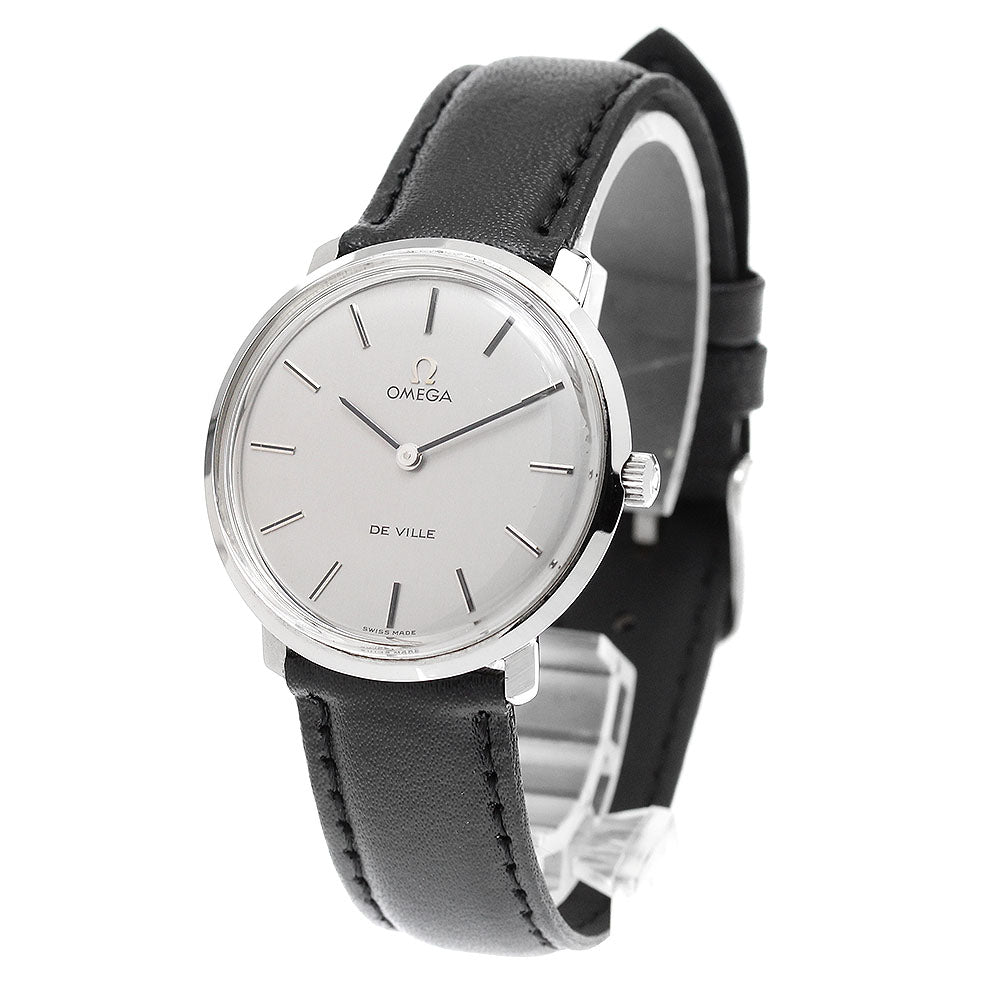 OMEGA De Ville Round vintage Silver Dial Hand Winding Men's Watch_921649