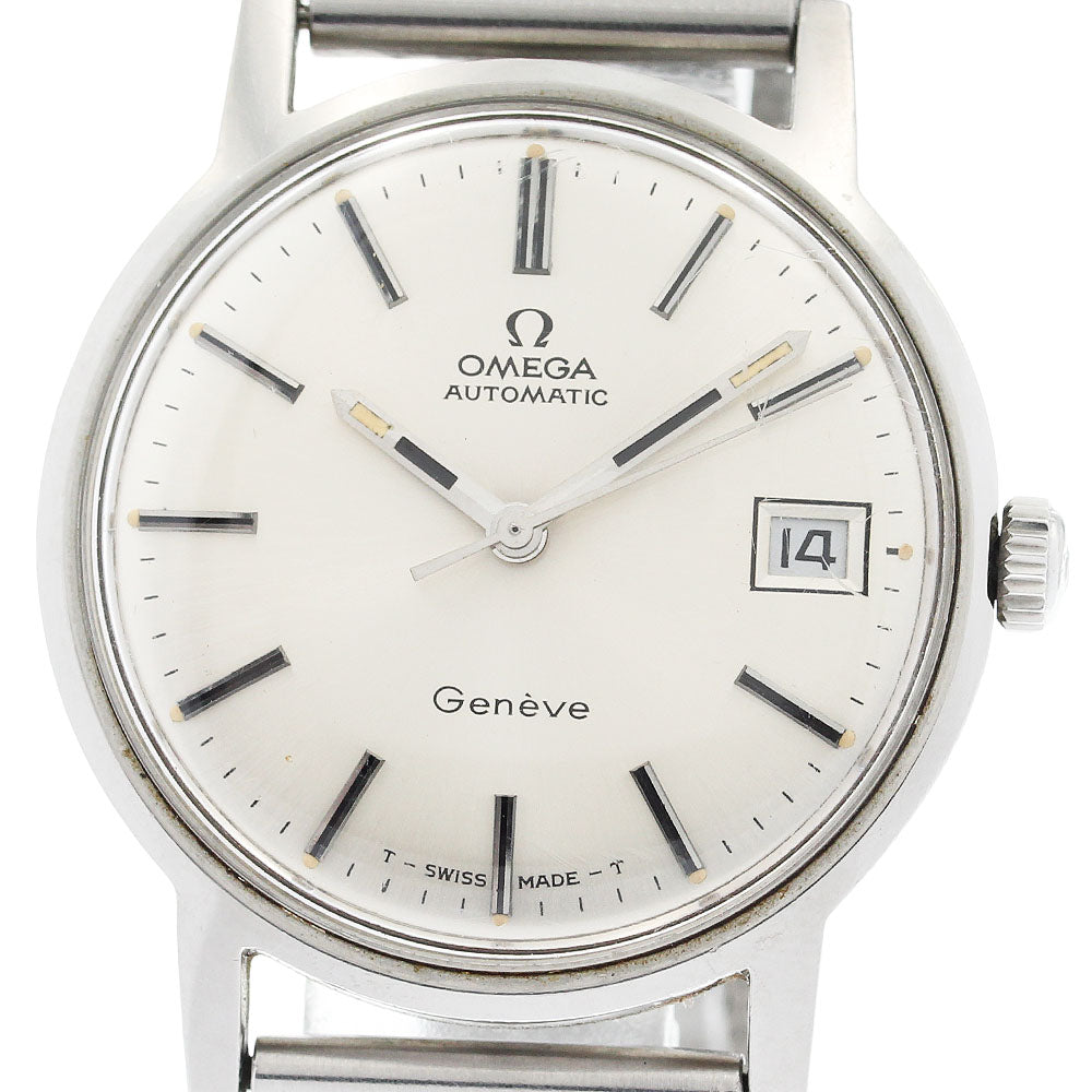 OMEGA Geneve 166.070 Cal.565 Date Silver Dial Automatic Men's Watch_921651