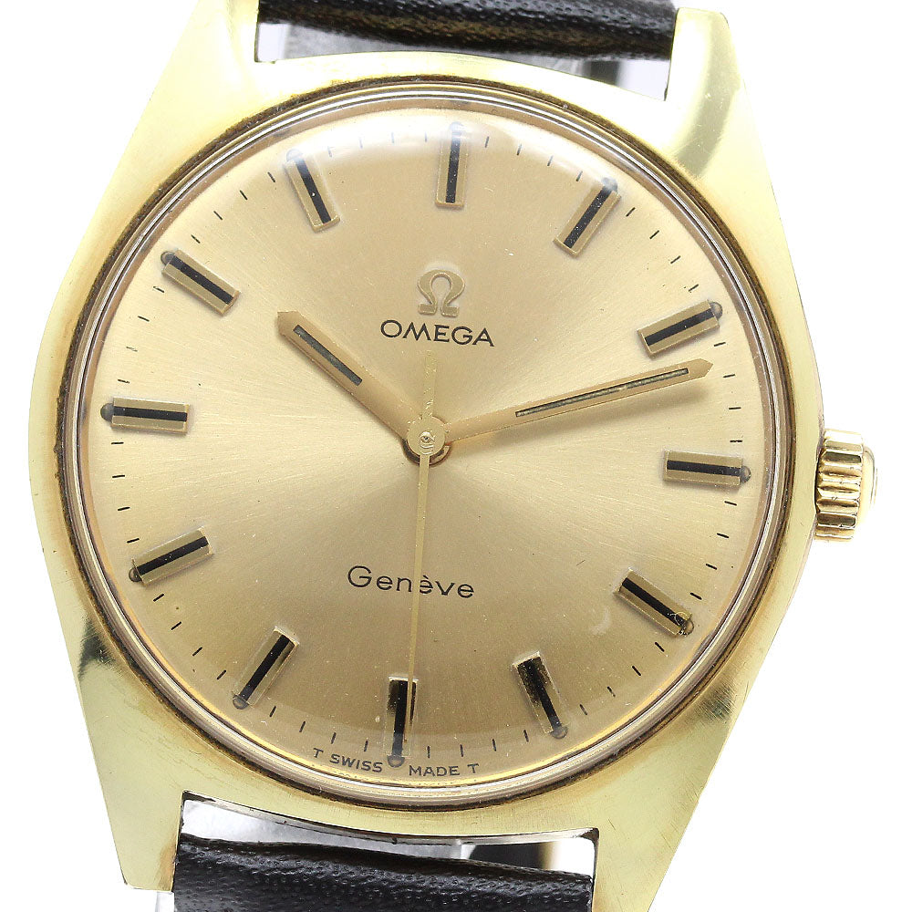 OMEGA Geneve 135041 Cal.601 gold Dial Hand Winding Men's Watch_921661