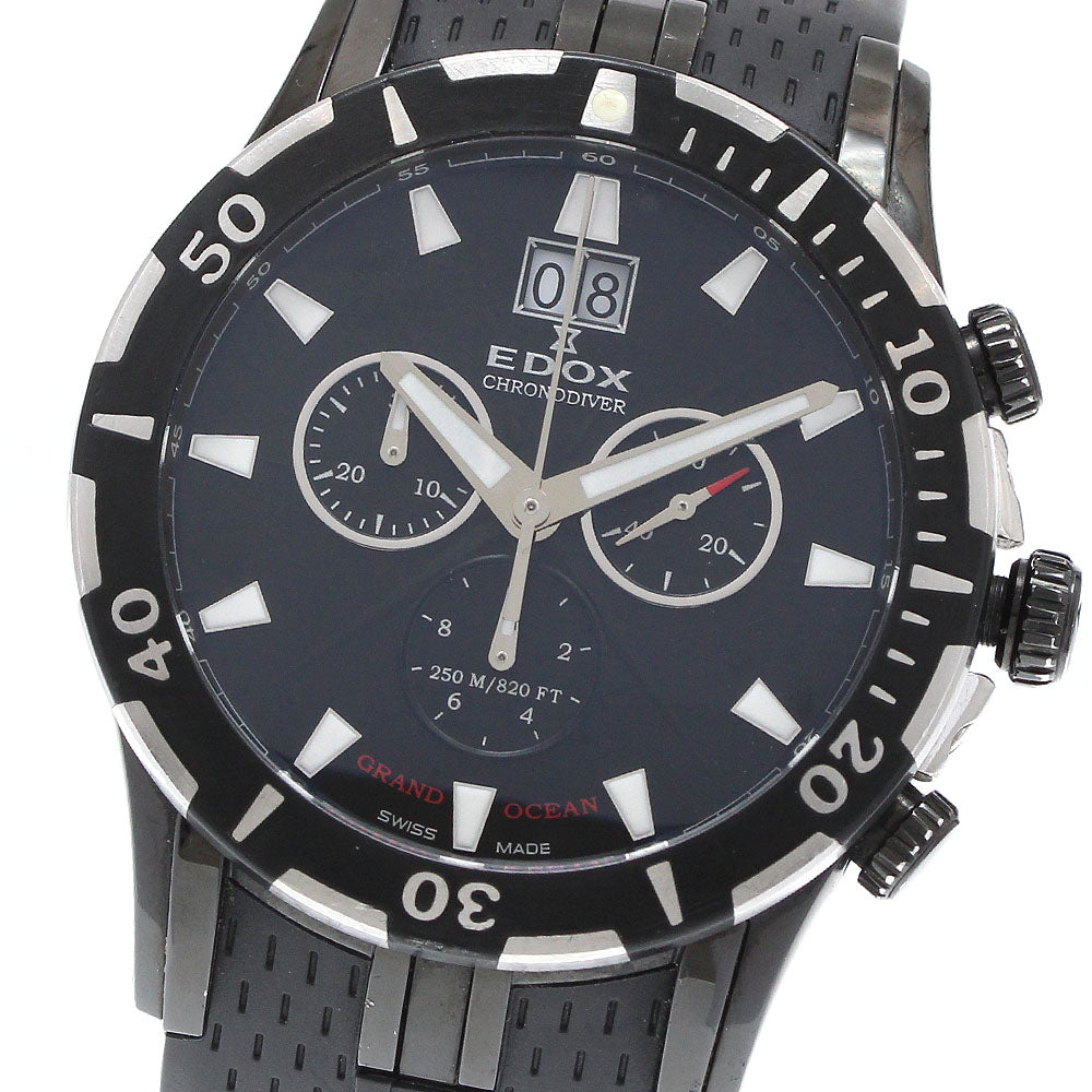 EDOX Grand Ocean 10022-37N-NIN Diver Big Date Quartz Men's Watch_921683