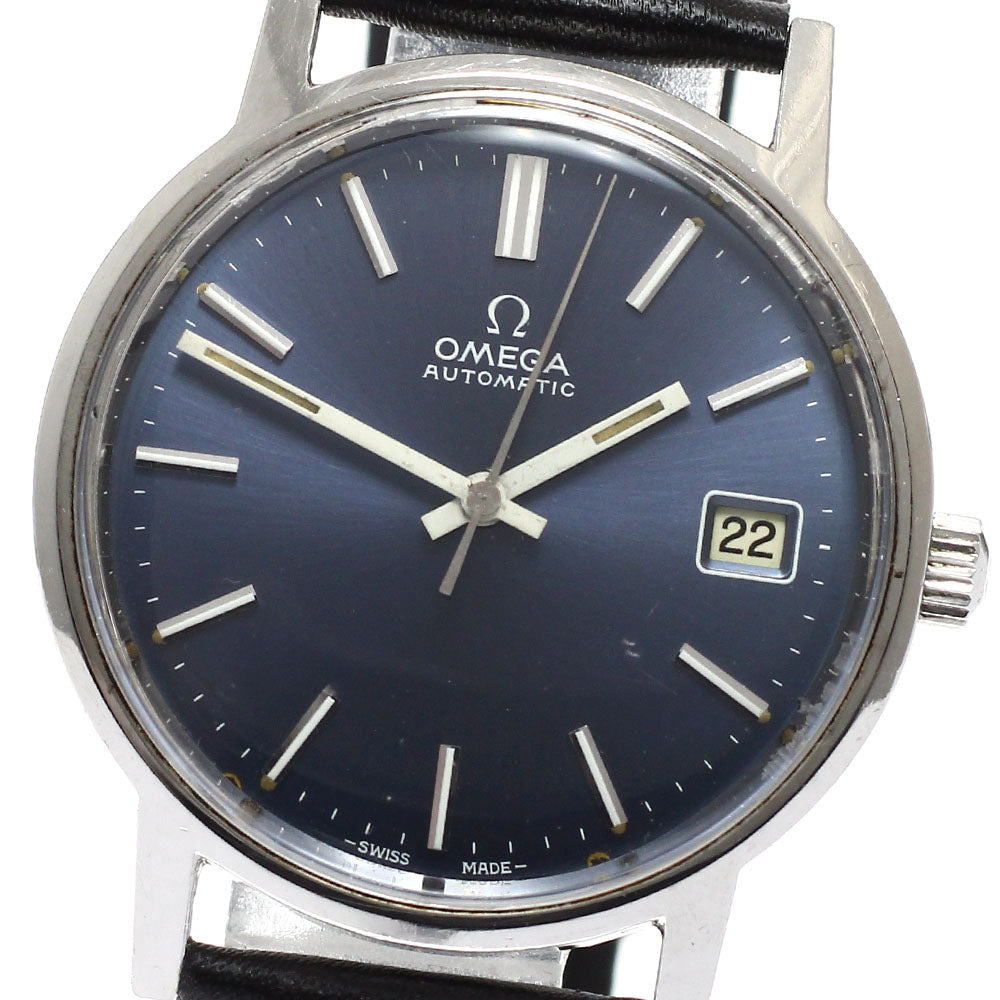 OMEGA Seamaster 166.0163 Date cal.1010 Navy Dial Automatic Men's Watch_921684